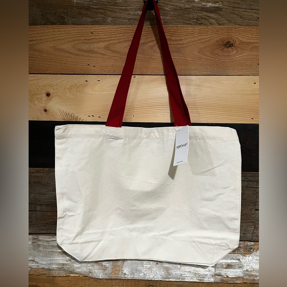 Canvas Tote Bag | Baseball Mom Bag - Picture 5 of 6